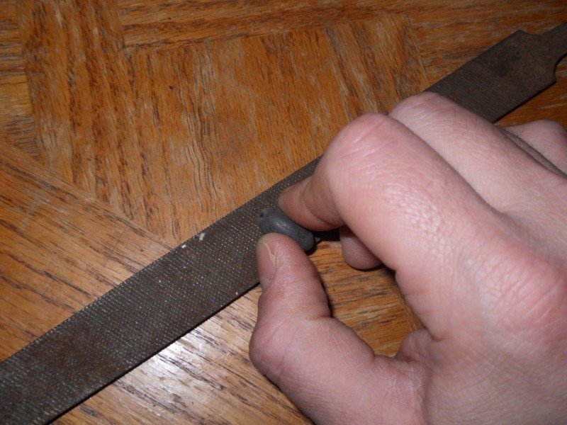 Заточка ножа с односторонней заточкой