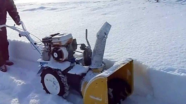 О снегоуборочном мотоблоке: насадка снегоуборщик для мотоблока, как сделать