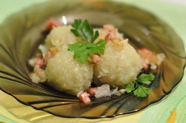 Белорусские клецки из картофеля