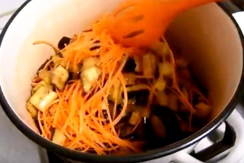 Салат лечо из баклажан по корейски на зиму