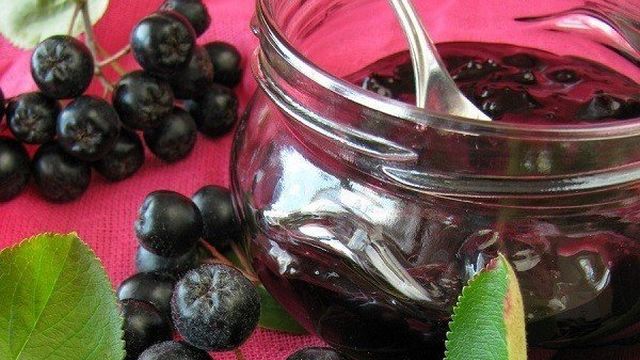 Рецепт варенья из черноплодной рябины